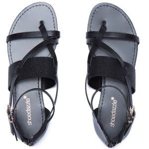Strappy Black Sandals